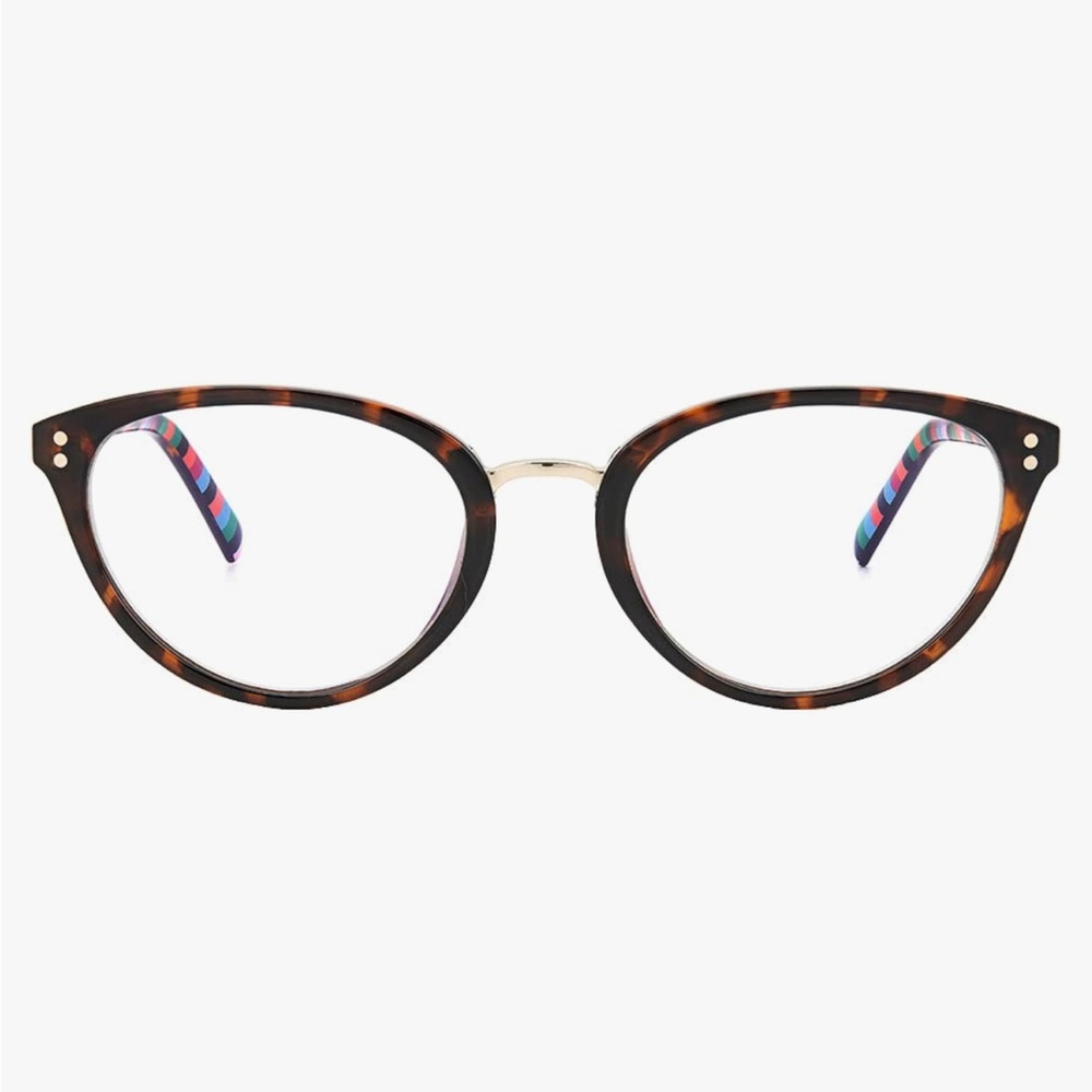 Kate Spade NY Emilia Blue Light Reading Glasses Havana DEMO Lens